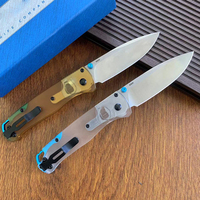 Couteau pliant en acier S30V HD 535, lame à pointe tombante en acrylique PEI, bouton de pouce, couteau de poche de qualité industrielle, EDC pour l'extérieur