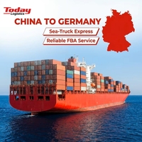 Services d'expédition maritime DDP vers l'Allemagne pour FBA avec livraison de palettes fiable LCL+Express, assurance, transit en 35-45 jours