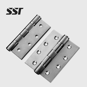 Shingstar Bisagra de puerta plana moderna americana de seguridad de acero inoxidable con rodamiento de bolas 2BB/4BB, bisagra de elevación para puertas de madera, 3mm de espesor, 180° - Product Image 1
