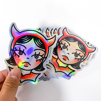 Fabricante de pegatinas profesional Vinilo impermeable personalizado Troquelado Pegatinas personalizadas Impresión