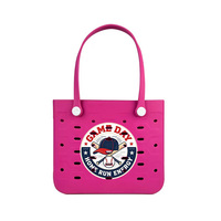 Sac fourre-tout en EVA moyen personnalisé en usine, imperméable, portable, pour femme, pour le shopping et la plage