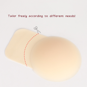 Venta al por mayor 10 CM-13cm Levantamiento de senos Empanadas Reutilizable Invisible Silicona Push up Nipple Covers - Product Image 4