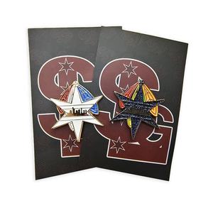 دبابيس معدنية عالية الجودة بتصميم مخصص، مطلية بالمينا اللامعة الناعمة، دبابيس مينا مخصصة مع بطاقة خلفية - Product Image 1