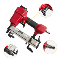 WISDOM Professional V1015 Pistolet à clous pneumatique pour cadres, agrafeuse pneumatique DIY pour les joints d'angle des cadres