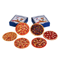 Nouvel emballage pour pizza en mylar avec boîte, sachet refermable de 3,5 g pour l'emballage alimentaire, sachets anti-odeurs