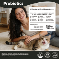 Complément alimentaire quotidien complet pour la santé digestive des animaux de compagnie, 30 sachets, pour toutes les races, soulagement de la diarrhée, aide contre les gaz et les ballonnements
