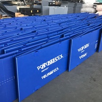 Boîte à palettes empilable pliable Boîte de conteneur en plastique pour le stockage