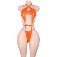 Tenues de fête en velours, costumes sexy de Père Noël, ensembles de lingerie de Noël, bodys dos nu, vêtements de performance exotiques