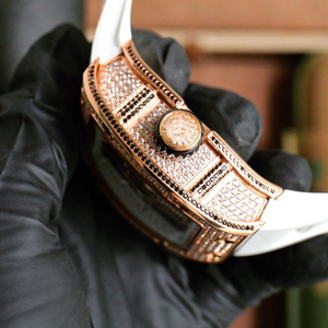 Reloj Automático de Lujo para Mujer RM 19-01, Material de Oro Rosa, Diamante Moissanita, Tourbillon, Reloj Mecánico de Moda para Mujer, Nuevo - Product Image 2