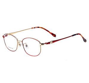 Montature per Occhiali da Vista Quadrate Piccole Personalizzate per Donna in Lega Metallica - Product Image 5