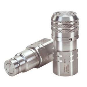 Raccord rapide hydraulique bidirectionnel Feidekes Gromelle série H15000 en acier au carbone avec filetage impérial - Product Image 3