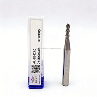 Fresa de extremo plano de carburo sólido de 2 filos con vástago recto ZCC.CT AL-2E-D3.0&2F-3.0MM*6.0*9.0*50 para aluminio, compatible con OEM y ODM