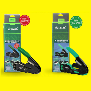 Laoa Uốn Tóc bồng Kìm crimper Mạng Công cụ cáp vũ nữ Thoát Y dây Cutter cắt plier thiết bị đầu cuối uốn công cụ di động - Product Image 6