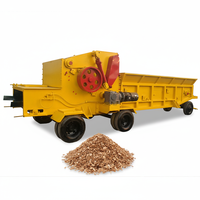 Broyeur de bois de grande taille, machine industrielle robuste pour le broyage de déchets de bois, fabricant