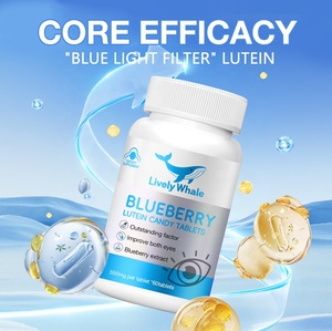 Suplemento de luteína de arándano de ballena animada OEM ODM fórmula personalizada cuidado de los ojos masticables - Product Image 3
