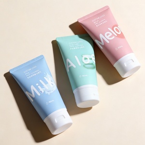 Wholesale Custom Logo Printed Empty <b>Sunscreen</b> Cream Lotion Container Squeeze Plastic White 50ml-200ml Tube Cosmetic Skin Care - Product Image 3