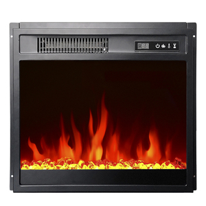 مدفأة كهربائية ديكورية بتأثير الحجر الكريستالي مع لهب LED اصطناعي، مقاس 18 و23 بوصة - Product Image 5