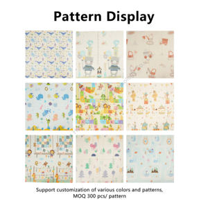 Tapis de jeu pliable pour bébé Hydefoam avec motifs personnalisés, XPE, antidérapant, imperméable, de haute qualité, tapis de jeu pliable pour bébé - Product Image 4