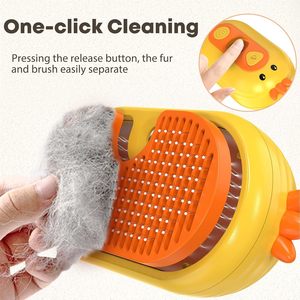 Custom 3 in 1 <b>Pet</b> Steamy Cat <b>Brush</b> Massage Electric Steam Self-cleaning Hair Removal Cat Steam <b>Brush</b> for Shedding USB Charging - Product Image 5