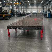 Plateforme de soudage flexible 3D poreuse et accessoires de positionnement, usine chinoise vendant des tables de soudage avec accessoires.