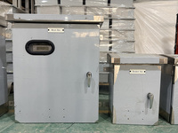 Tableau de distribution extérieur basse tension en acier inoxydable de qualité 304, boîtier de compteur électrique étanche avec disjoncteur
