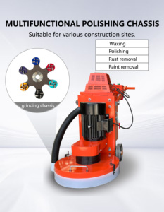 Amoladora de suelo industrial de 380V-Ancho de trabajo de 500mm para grandes obras de construcción - Product Image 2