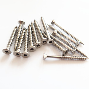 Vite <span class=keywords><strong>per</strong></span> <span class=keywords><strong>legno</strong></span> autofilettante grande con testa rotonda quadrata in acciaio inossidabile - Product Image 1