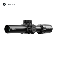 Lunette de visée T-EAGLE MR PRO 1-10x24 IR à mise au point rapide et accessoires, optique de chasse, lunette LPVO pour l'extérieur, viseur antichoc