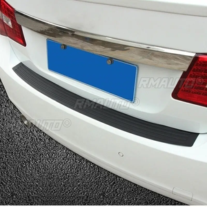 Universal Car SUV Rear Bumper Protector Sticker Trunk Sill Grard <b>Rubber</b> <b>Strip</b> Cover Pad Rear Trunk Protection Sticker 104x9cm - Product Image 2