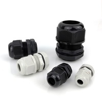 Personnalisé en nylon PG36 Presse-Étoupe, Noir/gris/blanc Imperméable Adjustable22-26mm Connecteurs de Câble Presse-Étoupe En Plastique
