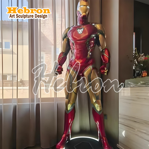 Sculpture Iron Man MK85 de haute qualité, statue en fibre de verre inspirée du film <span class=keywords><strong>Marvel</strong></span> MK85, sculpture en résine. - Product Image 1