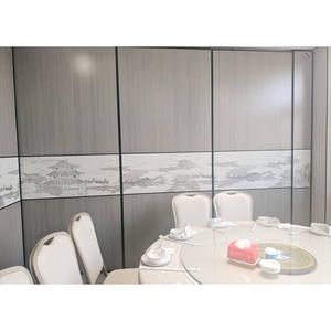 Hotel sala da ballo evento parete divisoria regolabile melamina materiale per il matrimonio sala scuola palestra magazzino muro divisorio insonorizzato - Product Image 5