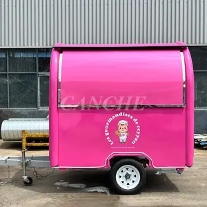 Carrito de Comida Móvil Mini de 2.2m para Exteriores, Venta Caliente en la UE, Ideal para Hamburguesas y Papas Fritas - Product Image 2