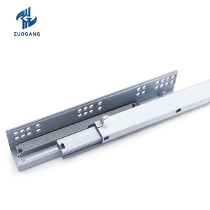 3 lần kênh đẩy để mở Hidden Telescopic <span class=keywords><strong>rails</strong></span> mềm đóng undermount giấu Ngăn kéo trượt Trung Quốc nhà máy - Product Image 3
