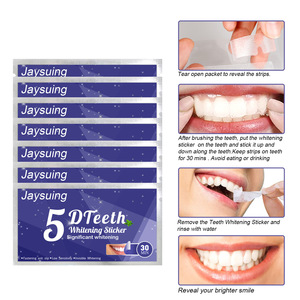 Bandes blanchissantes JAYSUING pour les dents, vente en gros, usage quotidien, bandes blanchissantes <span class=keywords><strong>5D</strong></span> pour éliminer les taches - Product Image 4