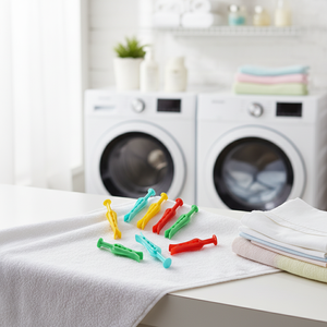 Pinces à <span class=keywords><strong>linge</strong></span> miniatures colorées de qualité commerciale - Tarifs progressifs et commandes de couleurs mélangées - Product Image 1