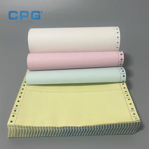 กระดาษคาร์บอนเลสแบบม้วน CB CFB CF คุณภาพพรีเมียมสำหรับงานพิมพ์ใบแจ้งหนี้เชิงพาณิชย์  น้ำหนัก 50 แกรม ผลิตจากเยื่อไม้บริสุทธิ์ 100% รับผลิตตามสั่งจำนวนมาก (OEM) - Product Image 6