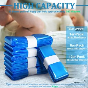 Sacs de recharge multi-couches pour <span class=keywords><strong>poubelle</strong></span> à couches Factory Genie Tommee <span class=keywords><strong>Angelcare</strong></span> en plastique - Product Image 2