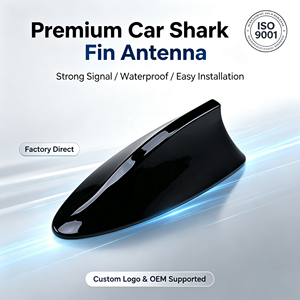 <span class=keywords><strong>Antenne</strong></span> de toit de voiture Black Shark Fin, mât <span class=keywords><strong>radio</strong></span> FM en plastique et métal, remplacement OEM pour BYD Yuan Pro, pièces électriques extérieures automobiles - Product Image 1