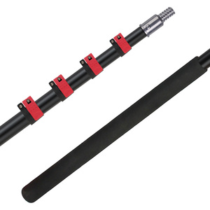 Asta Telescopica Multifunzione in Alluminio con Testa Filettata Universale a 5 Sezioni, 5,4m, per Pulizia Finestre, Ecologica - Product Image 2
