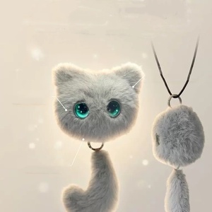 AI Curious Cat Lovely Plush <strong>Toy</strong> Interactive Plush Bag Charm Emotional Healing Companion - Product Image 2