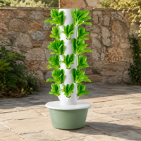 Système de culture hydroponique vertical - Tour de culture sans sol pour jardin potager