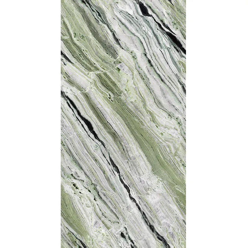 YD STONE Cold Jade Marble Green Tile Porcelain Sintered Stone Polished Glazed Slab