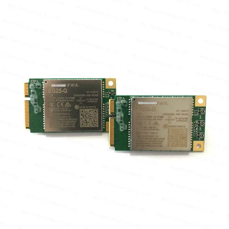 EG25-G EG25GGB-MINIPCIE / EG25GGB-MINIPCIE-S มินิ Pcie CAT4โมดูลสำหรับวงทั่วโลกที่มีช่องเสียบซิมการ์ด