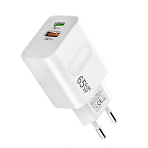 <b>Cheap</b> Price US/EU Plug Quick Charge Type C Charger <b>Box</b> Fast Charging 65W USB Portable Phone Charger for Mobile Phone - Product Image 3