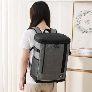Leakproof Cooler Ice Backpack Reusable Waterproof Insulated Lunch Cooler Bookbag <b>Large</b> Soft Thermal <b>Bag</b> for Picnic Camping <b>Beach</b> - Product Image 5