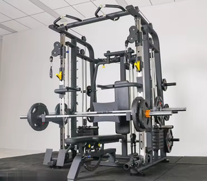 Máquina <span class=keywords><strong>Smith</strong></span> de alta calidad multifuncional Power Squat Rack Cable Crossover Machine 3D <span class=keywords><strong>Smith</strong></span> para uso doméstico - Product Image 3