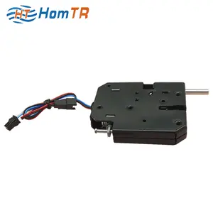 Homtr ล็อกเกอร์ไฟฟ้า12V 24V โซลินอยด์แม่เหล็กไฟฟ้าอัจฉริยะล็อคควบคุมไฟฟ้า