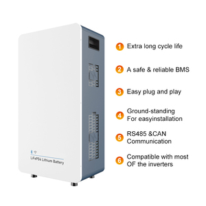 Système de stockage d'énergie domestique modulaire tout-en-un 16,076 kWh, batterie au lithium LifePO4 51,2 V 314 Ah, batterie de stockage d'énergie 16 kWh - Product Image 3
