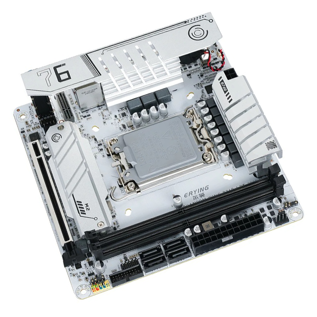ERYING ITX B760i ARGB Desktop Gaming Motherboard LGA 1700 Intel Core I3/i5/i7/i9 12th/13th/14th Generation Dual Channel SATA
